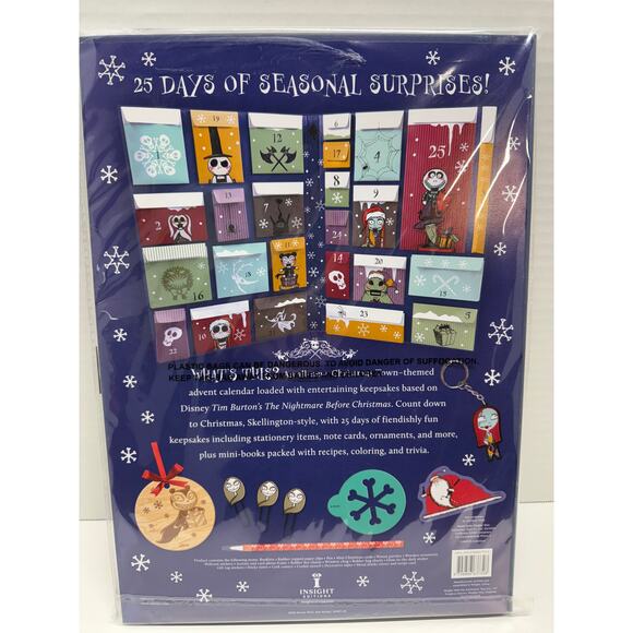 NEW Disney Tim Burton's The Nightmare Before Christmas Advent Calendar - Picture 2 of 3
